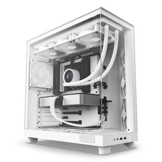 Vỏ Case NZXT H6 Flow (Black / White) – Mid Tower – Chính Hãng