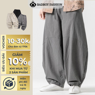  Quần Đũi Ống siêu Rộng Hakama Nhật thoáng mát hot 2025 cap chun co giãn thoải mái dành cho Nam nữ-B11 