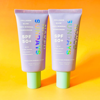 Kem lót chống nắng Naked Sundays SPF50+ Collagen Glow Mineral Perfecting Priming Lotion