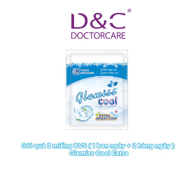 [QUÀ TẶNG KHÔNG BÁN] 01 Gift 3 miếng băng vệ sinh Glamiss Cool Extra