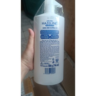 SỮA TẮM HAZELINE 800g