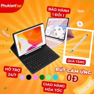  Bao da Bàn phím có ngăn đựng bút cho lpad Pro 11 10.5 9.7 Gen 5 6 7 8 9 10 11 Air 1 2 3 4 5 6 7 