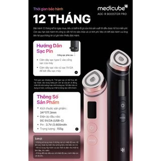 Set Sáng Da, Mờ Thâm Sạm medicube AGE-R Booster Pro ĐEN + Kem Viên Nang