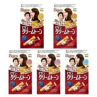 Nhuộm tóc phủ bạc Bigen Cream Tone giữ màu bền lâu 80g