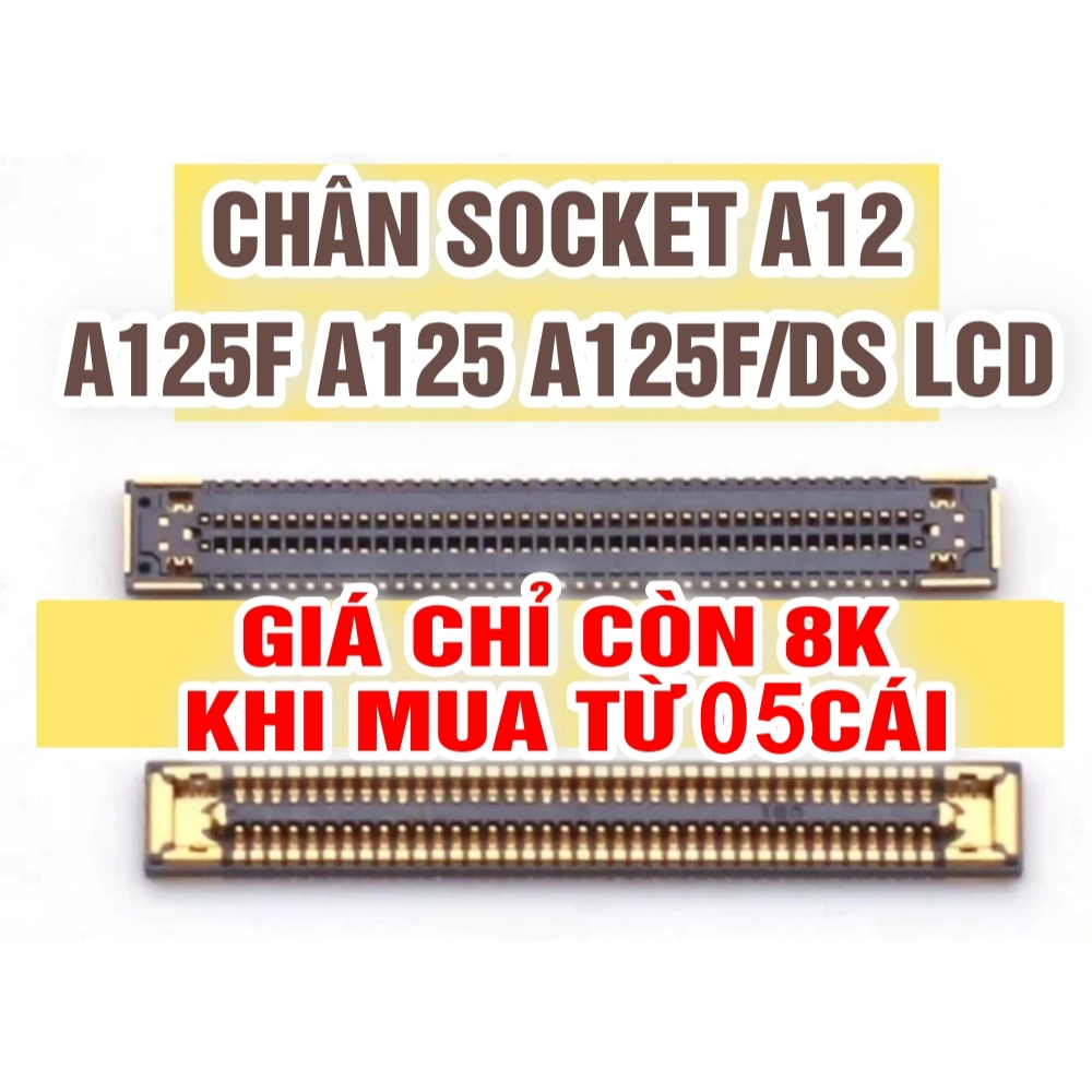 Set 5 socket A12 A125F/A125/A125F/DSLCD Conect ori