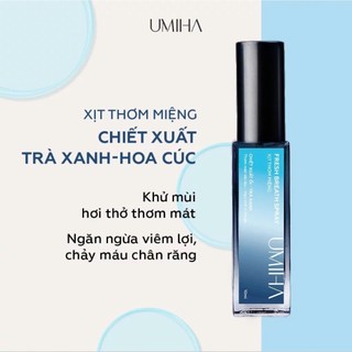 UMIHA - SHOPEE UMIHA - SHOPEE 100% 10 B4  Xịt thơm miệng mát lạnh UMIHA (10ml) ngừa sâu răng - Thơm miệng tức thì, sạch