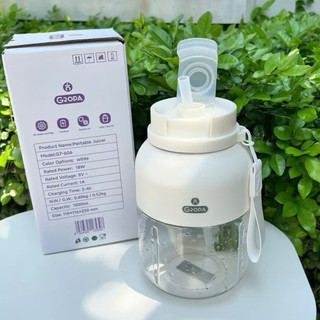 Máy xay sinh tố đa năng GROPA mini cầm tay, 1000ml dung tích, 10 lưỡi sắc bén, sạc tích điện may
