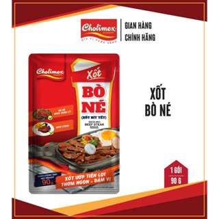 Gói xốt bò né Cholimex 90g – đậm vị, thơm ngon, tiện lợi – dùng cho ướp thịt bò, ăn bánh mì