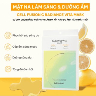 Mặt Nạ Làm Sáng & Dưỡng Ẩm Da Cell Fusion C Radiance Vita Mask   25ml x 5miếng  