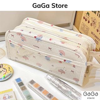 Hộp bút , bóp viết trong suốt họa tiết voi dễ thương dung tích lớn cho học sinh PKV059 gagastore