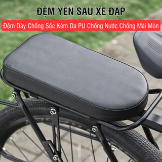 Yên Sau Xe Đạp Bọc Da PU Cao Cấp Chống Sốc Ngồi Cực Êm Đệm Lót Yên Sau Xe Đạp Dễ Lắp Đặt Phù Hợp Mọi Dòng Xe Đạp
