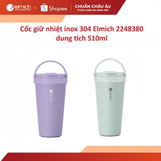 ( Độc quyền chỉ có trên Shopee ) Cốc giữ nhiệt inox 304 Elmich 2248380 dung tích 510ml