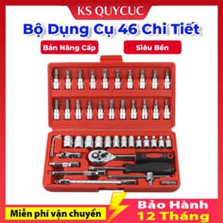 Bộ Dụng Cụ Sửa Chữa 46 Chi Tiết, Dụng Cụ Sửa Chữa Tua Vít Đa Năng Bu Lông Ốc Vít Loại 1 Thiết Kế Đơn Giản Tiện Dụng