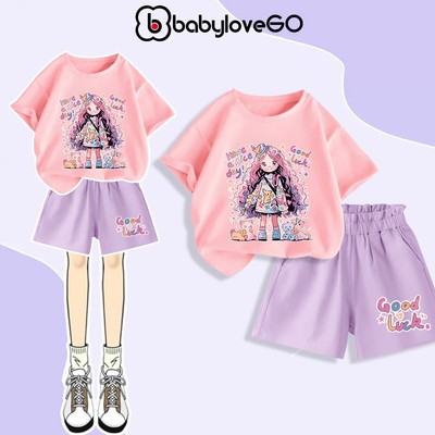 Bộ đồ quần áo cho bé gái BabyloveGO set đồ mùa hè mẫu mới 2026 cực xinh cho bé 1-10 tuổi