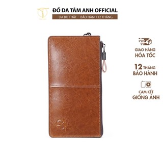 Ví cầm tay nam kiểu dáng trẻ trung TÂM ANH, Clutch nam da bò thật cao cấp VCTTASZB41-N