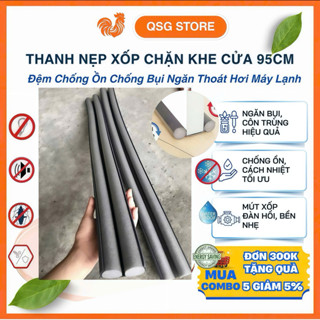 10k - Combo 2  Ron Đệm Chặn Khe Cửa Chống Côn Trùng, TIếng Ồn, Gió Lùa, Bụi Bẩn - Thanh Nẹp Mút Xốp Chặn Cửa Tiện Dụng