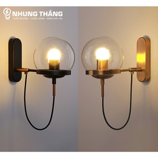 Đèn Tường Retro WL-JG-1, BO-WL-0312 - Kiểu Dáng Cổ Điển - Trang Trí Nhà Hàng,Quán Cà Phê,Quán Bar, Cầu Thang - Kèm Bóng
