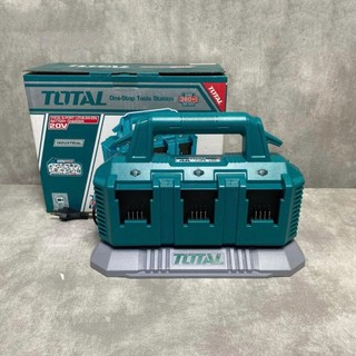 Đế Sạc 6 cổng dùng sạc cho pin Lithium-ion 20V hiệu Total TFCLI2064 - Bảo Hành 6 Tháng