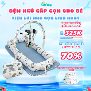 Đệm Ngủ Cho Bé BAFABY Nôi Ngủ Chung Giường Cho Bé Gấp Gọn An Toàn Chống Giật Mình Tặng Kèm Gối Đầu - 358