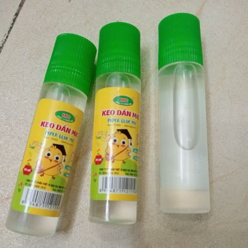 [Combo 2] lọ hồ nước dán giấy, hồ dán giấy, keo dán giấy, hồ MIC 24ml hồ nước thủ công dán giấy
