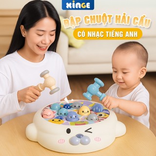 Đồ chơi đập chuột hải cẩu XINGE, giáo dục sớm, rèn tay mắt, nhạc vui nhộn, phát triển trí tuệ & tốc độ phản xạ