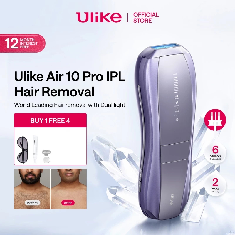Máy triệt lông ULIKE làm lạnh không đau Sapphire Air 3 Air 10 Cooling IPL Tím
