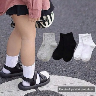 Set 5 Đôi Tất/ Vớ Nine Mẫu Logo Phong Cách Thể Thao Cho Bé Trai, Bé Gái TE54