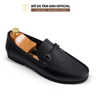 Giày loafer nam đồ da TÂM ANH da bò thật cao cấp GNTA6202-D