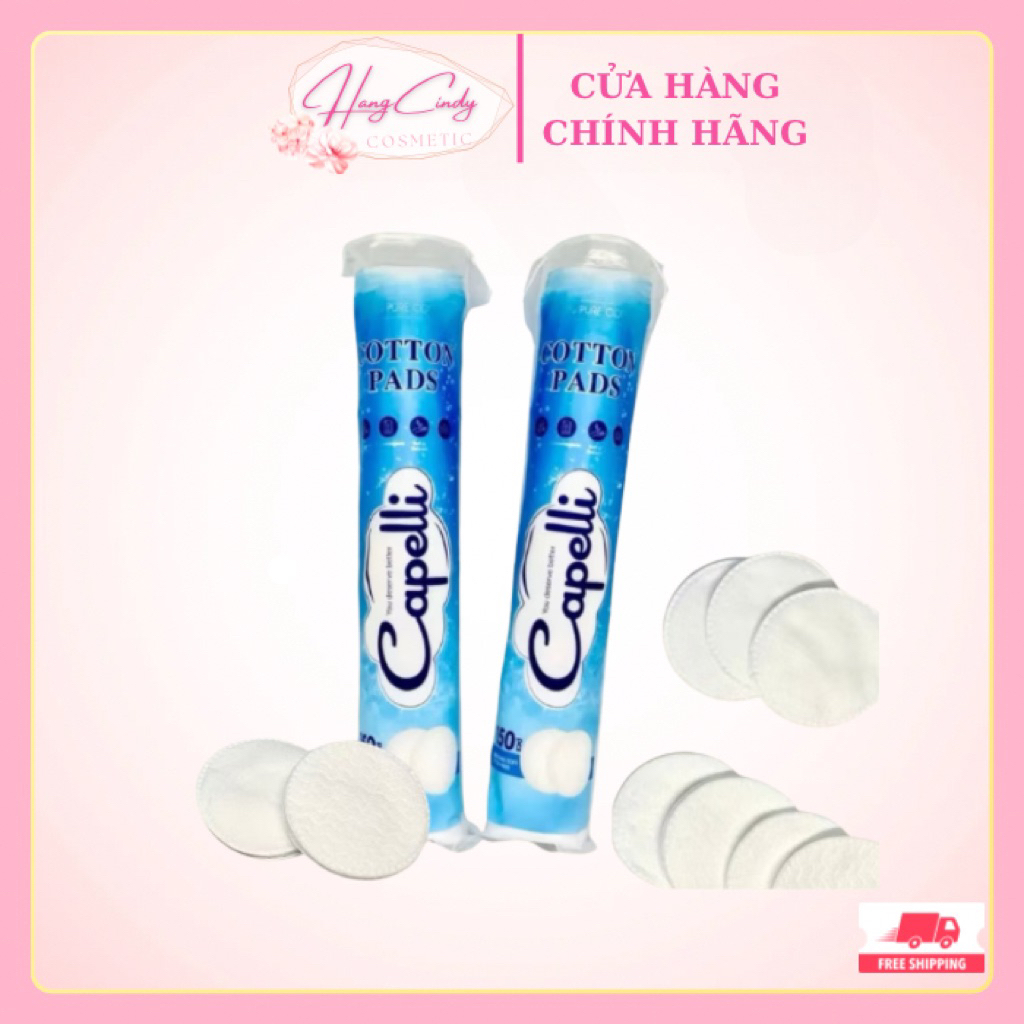 Bông tẩy trang Hàn Quốc Capelli 150 miếng