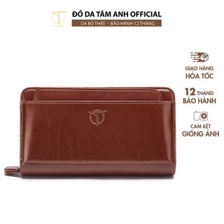  Ví cầm tay nam da bò thật kiểu dáng trẻ trung TÂM ANH VCTTASZB10-N 