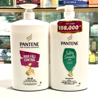 Pantene Dầu Gội 1.8L Hồng Ngăn Gãy Rụng Xanh Suôn Mượt