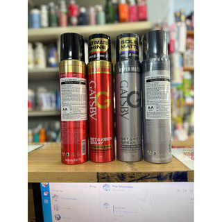 Gôm Xịt Tóc Nam Gatsby Hair Spray 250ml - Giữ Nếp Tạo Kiểu Tóc