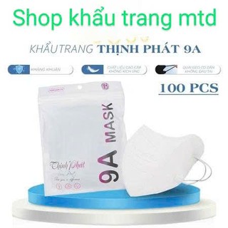 100 -200 chiếc Khẩu trang 9A Thịnh Phát 5 lớp che kín mặt chống nắng chống tia UV
