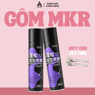 Gôm Xịt Giữ Nếp Tạo Kiểu Tóc MKR Gôm Xịt Làm Phồng Chân Tóc Giữ Nếp Tóc Mềm Mại, Bồng Bềnh