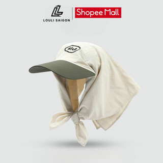 Mũ lưỡi trai trùm đầu khăn cột nam nữ LOULI SAIGON chữ Nice cá tính, chất dù lạnh mềm nhẹ, nhanh khô M97