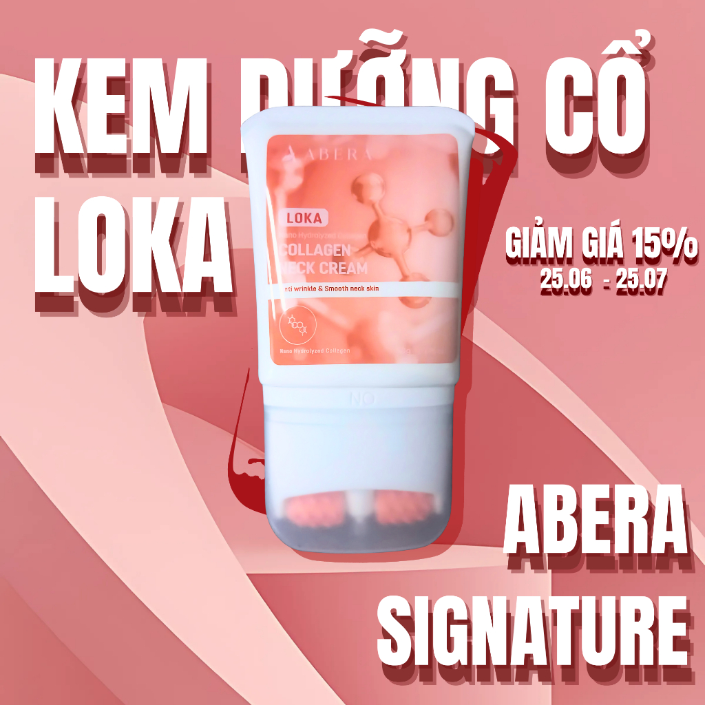 [ABERA] Kem Dưỡng Da Cổ LOKA Nano 50ml – Dưỡng Da, Hỗ Trợ Làm Dịu Da Cổ, Nách, Khuỷu Tay Sẫm Màu - LOKA NANO