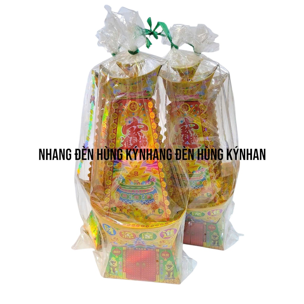 { 1 cái } Hàng mã tháp vàng chiêu tài