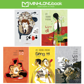 Sách: tiểu thuyết số đỏ + giông tố + vỡ đê + làm đĩ