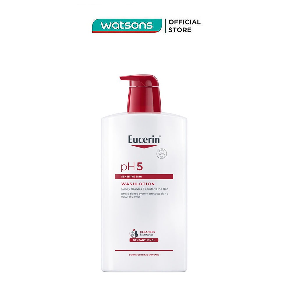 Sữa Tắm Eucerin Nhẹ Nhàng Làm Sạch Dành Cho Da Nhạy Cảm pH5 1000ml