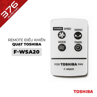  REMOTE Điều Khiển TOSHIBA Quạt Treo Tường F-WSA20 H VN  KÈM PIN  