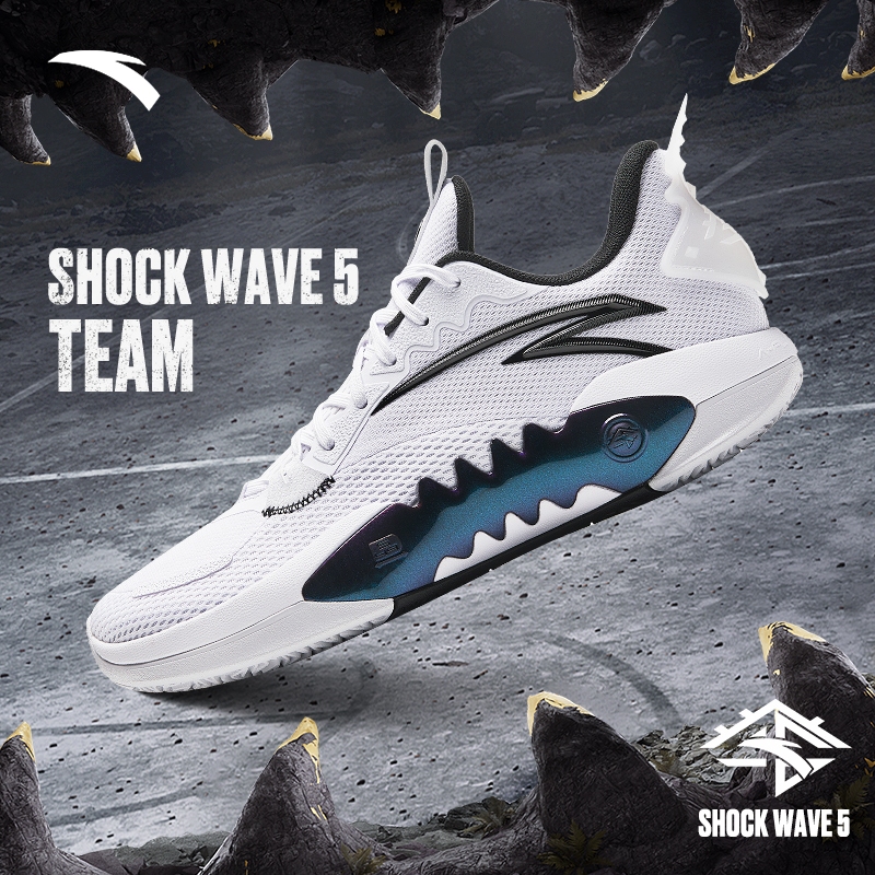   Kyrie Irving  ANTA Giày bóng rổ nam SHOCK WAVE 5.0 V2 Giày bóng rổ chuyên nghiệp đế bọc cao su chống trượt 1124B1611 