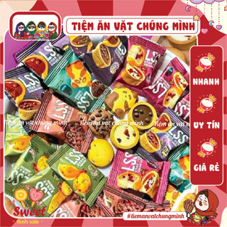  Bánh Quy Bơ Socola LSS Mix Đủ Vị Thơm Ngon Bánh Quy Bơ Sữa Nhân Kem Socola Chip Mix Vị 