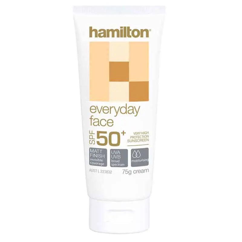 Kem chống nắng Hamilton SPF 50+ Everyday Face Cream 15g