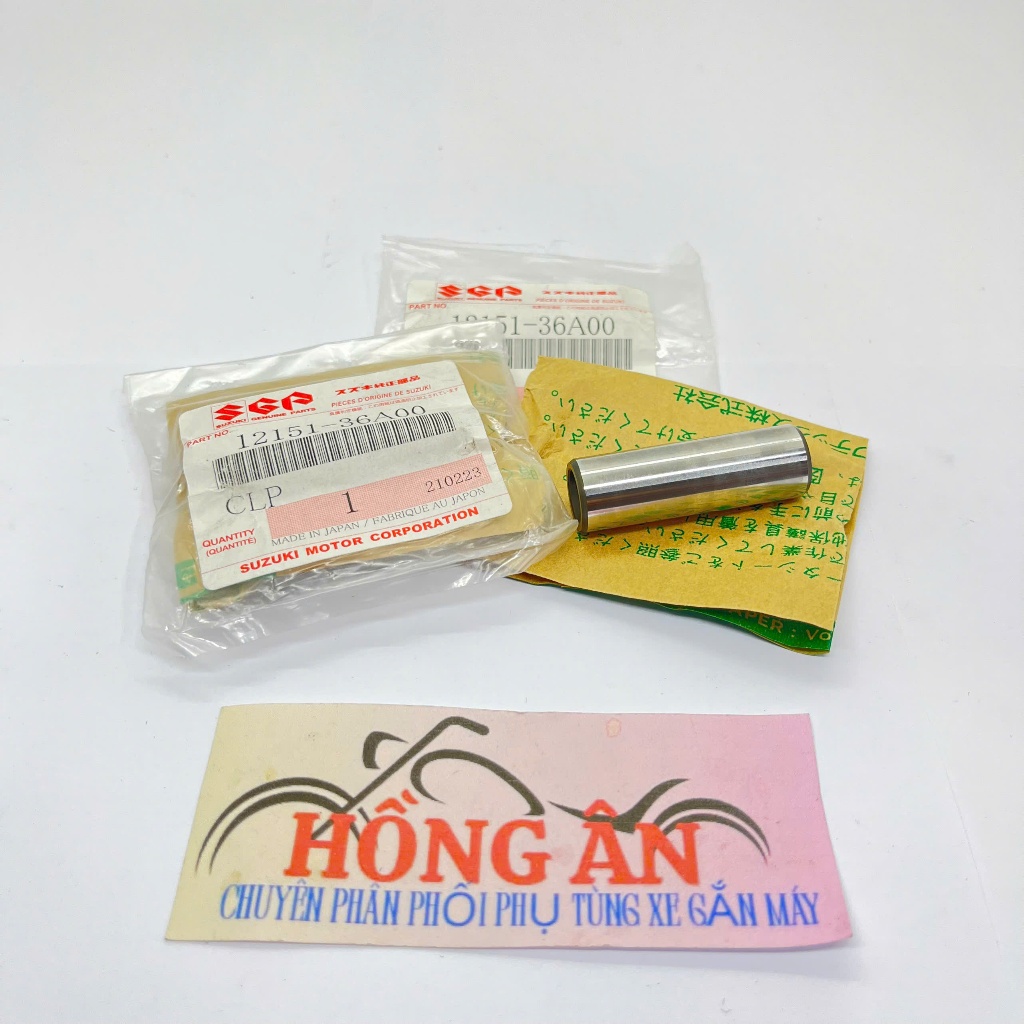 Ắc piston Sport, Xipo, Satria 2T, RGV- 12151-36A00-000