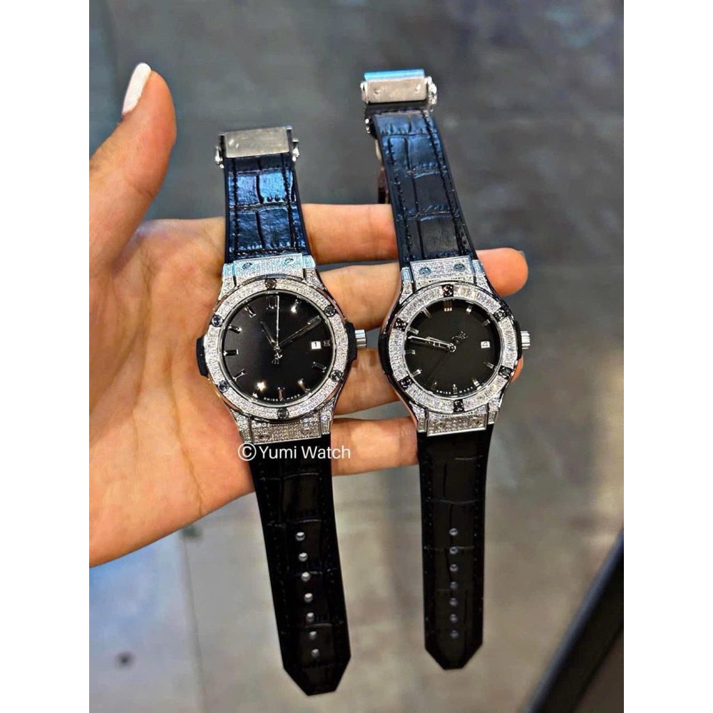 Đồng Hồ YUMI BBOLOS Cặp Nam Nữ Dây Cao Su SIÊU CẤP FULLBOX