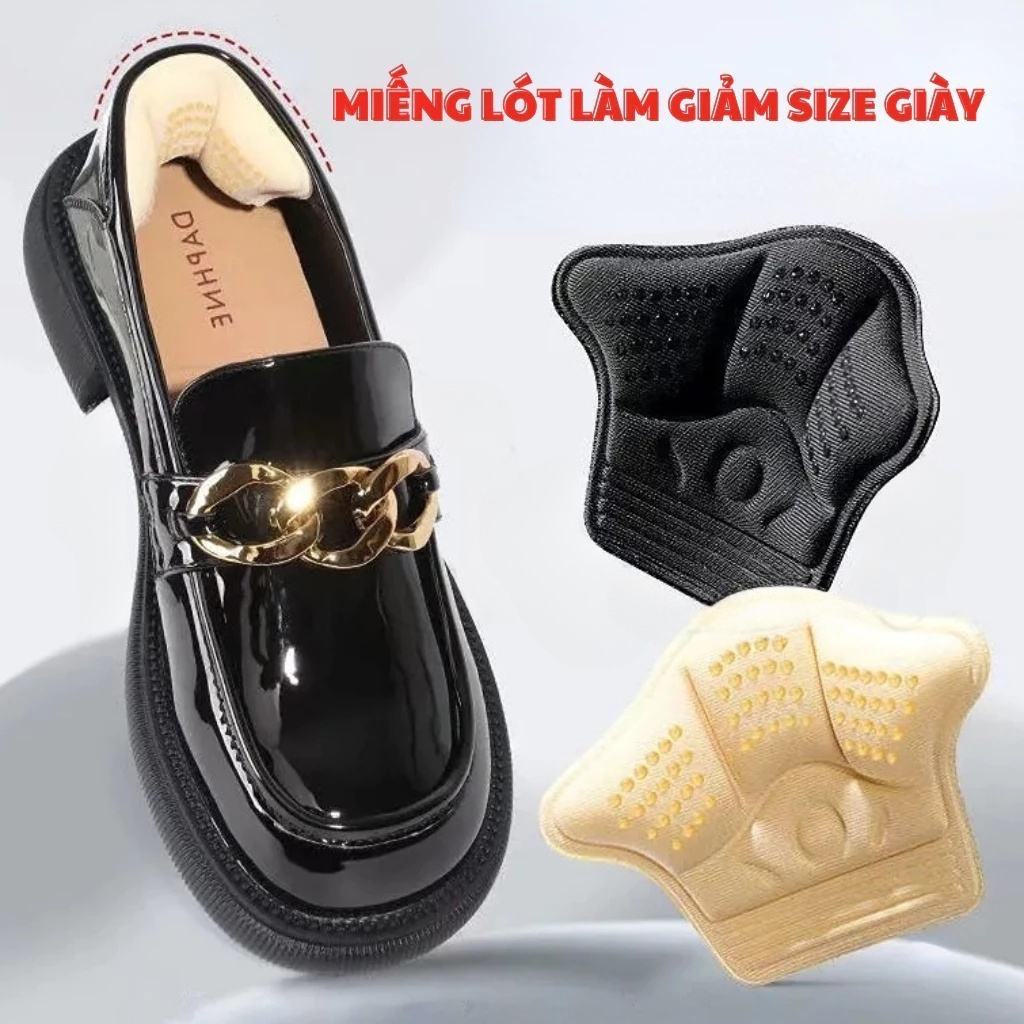 Miếng lót giày chống rộng - đệm gót giảm size giày - Miếng lót gót giày giảm size, Chống nhấc gót, êm chân