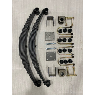 Bộ nhíp 8 lá, dài 76cm, bản 6cm, đầy đủ phụ kiện lắp nhíp, tải nặng 1500kg cho xe 3 bánh, xe 4 bánh