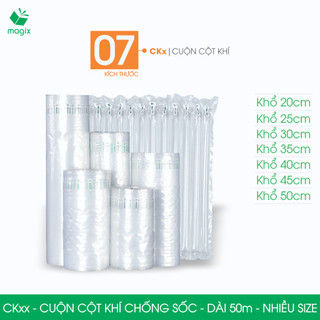 Cuộn cột khí chống sốc - Nhiều size - Xốp hơi, đệm hơi đóng gói hàng dễ vỡ - CKx