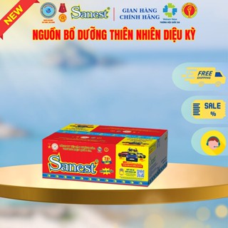 Nước Yến sào Khánh Hòa Sanest không đường_Thùng 30 lon