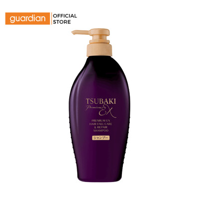 Dầu Gội Phục Hồi & Hỗ Trợ Giảm Gãy Rụng Tsubaki Premium Ex Hair Fall Care & Repair Shampoo 450Ml | Guardian Việt Nam